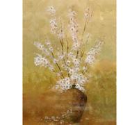 Laura Ashley Blossom In Vase Print In A Black Frame - 30 X 40Cm