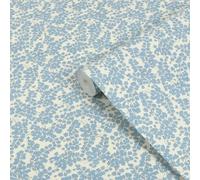 Laura Ashley Blue Cariad Smooth Wallpaper