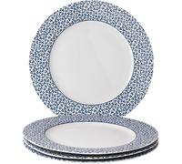 Laura Ashley Blueprint Collectables Set of 4 Floris Plate 26cm