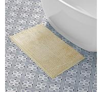 Laura Ashley Butter Chenille 20" x 34" Bath Mat, Yellow