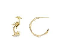 Laura Ashley Camelot Hoop Earrings E6524 - Premium Finish | - Brass / Silver Plated / Gold Plated