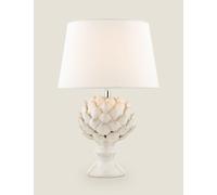 Laura Ashley Ceramic Artichoke Table Lamp - Silver, Silver