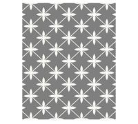 Laura Ashley Charcoal Wicker Geometric Glass Splashback, (H)750mm (W)600mm (T)6mm