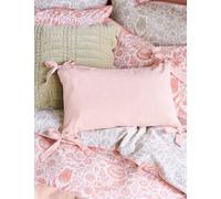 Laura Ashley Cotton Rich Striped Bolster Cushion Pink Mix