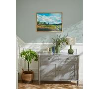 Laura Ashley Countryside Scene Print in a Wood Frame - Wood - 40x50