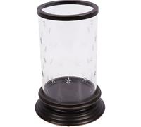Laura Ashley Dark Bronze Cleverton Hurricane Lamp Medium Laura Ashley Bronze One Size