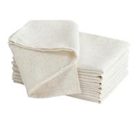 Laura Ashley Dothan Luxury Linen Blend Tablecloth for Formal Dining, Holiday, Wedding or Party, Set of 8 Napkins, Taupe