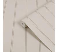 Laura Ashley Dove Grey Chalford Wood Panel Effect Smooth Wallpaper