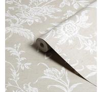 Laura Ashley Dove Grey Lloyd Smooth Wallpaper