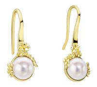 Laura Ashley E6614W Ickleford Tulips Freshwater Pearl Earrings Sterling Silver