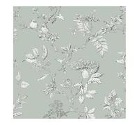 Laura Ashley Elderwood Duck Egg Wallpaper | Blue Trail | Paste the Wall | Eco-Friendly
