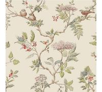 Laura Ashley Elderwood Neutral Floral Smooth 113346 Wallpaper