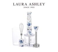 Laura Ashley China Rose 500W Electric Hand Blender - 4 in 1 Stick Blender with Durable Stainless Steel Blades, Whisk, 300ml Mixing, Pouring Cup - 2 Speed Modes Hand Held Immersion Blenders for Kitchen