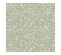 Laura Ashley Elmdon Sage Green Wallpaper | Green Floral Design | Paste the Wall | Eco-Friendly