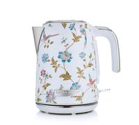 Laura Ashley Elveden White Kettles Electric Fast Boil Quiet-Electric Kettle | Energy Efficient, Drip Free Pour, 1.7L Cordless Jug Kettle, Limescale Filter, Heat Resistant Handle, Water Level Indicator