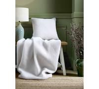 Laura Ashley Faux Sheepskin Coleford Cushion White