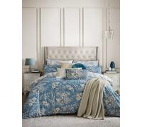 Laura Ashley Floral Marlbrook Reversible Bedding Set Blue Mix