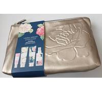 Laura-Ashley Garden Bloom Travel Indulgence Gift Set, Geranium & Neroli, Body Lotion, Shower Cream, Body Mist, Lip Balm, 4 Piece