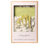 Laura Ashley Gardening Luxury Gift Set (Apron, Kneeler & Gauntlets) Elderwood Natural Green