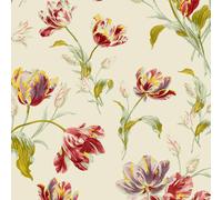 Laura Ashley Gosford Wallpaper - Cranberry - 10m
