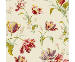 Laura Ashley Gosford Wallpaper - Cranberry - 10m