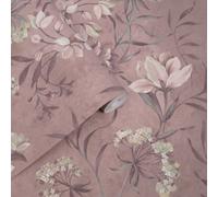Laura Ashley Grape Floral Classic Smooth Wallpaper