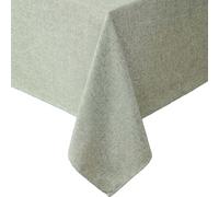 Laura Ashley Harper Luxuriously Smooth Fabric Tablecloth for Formal or Casual Dining, Holiday, Banquet, Wedding or Party, 60" x 144", Sage
