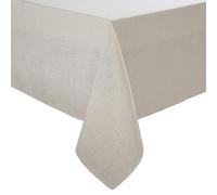 Laura Ashley Harper Luxuriously Smooth Fabric Tablecloth for Formal or Casual Dining, Holiday, Banquet, Wedding or Party, 60" x 120", Ivory