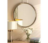 Laura Ashley Harrington Medium Round Wall Mirror Antique Brass
