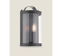 Laura Ashley Harrington Metal Flush Wall Light Black