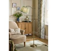 Laura Ashley Hemsley Metal Floor Lamp Antique Brass