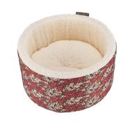 Laura Ashley Libby Floral Pattern Machine Washable Sustainable Thermal Filling Cat/Kitten Cosy Bed 42 cm