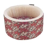 Laura Ashley Libby Floral Pattern Machine Washable Sustainable Thermal Filling Cat/Kitten Cosy Bed 50 cm