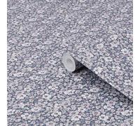 Laura Ashley Libby Purple Kids Smooth Wallpaper