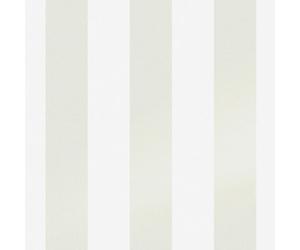 Laura Ashley Lille Beige & White Stripe Smooth Wallpaper