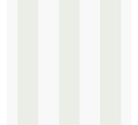 Laura Ashley Lille Stripe Pearlescent Wallpaper - White - 10m