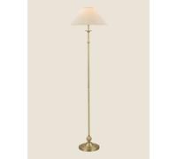 Laura Ashley Ludchurch Metal Floor Lamp Antique Brass