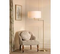 Laura Ashley Marlowe Floor Lamp Antique Brass