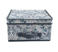 Laura Ashley Medium Storage Box | Dimensions: 11"x 12"x 6 | Foldable | Closet Organization | Storage | Parterre