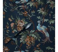 Laura Ashley Midnight Bird Classic Smooth Wallpaper