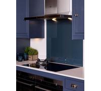 Laura Ashley Midnight Seaspray Glass Kitchen Splashback 900 X 750mm