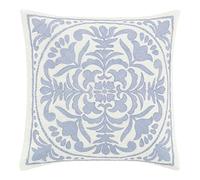 Laura Ashley Mila Throw Pillow, 18x18, Blue