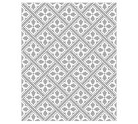 Laura Ashley Mr Jones Charcoal Geometric Glass Splashback, (H)750mm (W)600mm (T)6mm