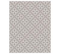 Laura Ashley Mr Jones Dove Grey Geometric Glass Splashback, (H)750mm (W)600mm (T)6mm