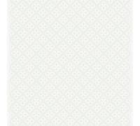 Laura Ashley Mr Jones White Geometric Smooth Wallpaper