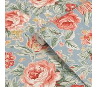 Laura Ashley Wild Roses Ochre Yellow Wallpaper One Size Yellow