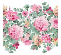 Laura Ashley Aveline Pink Floral Matt Mural