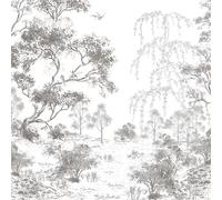 Laura Ashley Talbenny White Landscape Matt Mural