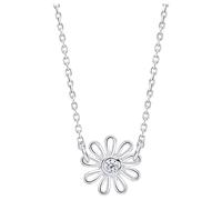 Laura Ashley N4663C Thorncliff Daisy Necklace Sterling Silver