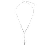 Laura Ashley N4668 Naunton Folly Lariat Necklace Sterling Silver